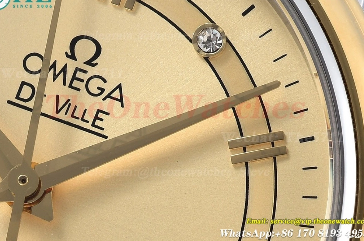 LE 32.7mm De Gold YG MY8215 Dial GDF Prestige Ville Ladies 0224